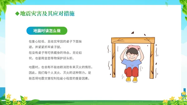 防震减灾绿色清新简约512全国防灾减灾日汶川地震十五周年宣传日主题