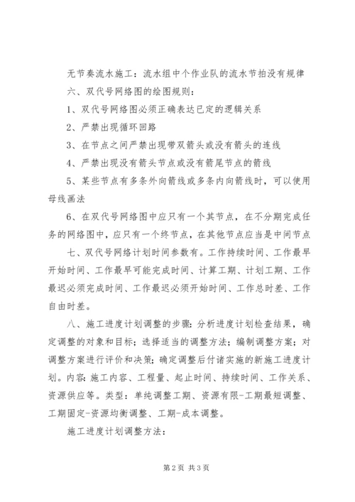 进度控制专项施工方案.docx