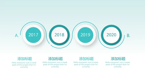 蓝色简约牙科口腔健康年终工作总结动态PPT