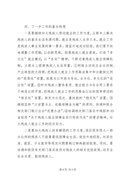 残疾人工作总结与工作计划 (8).docx