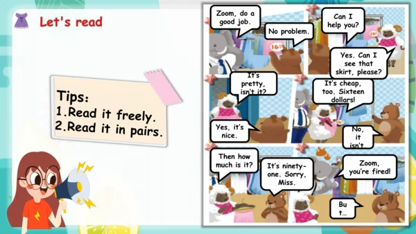 【优质课件】Unit 6 Shopping Part C Story time