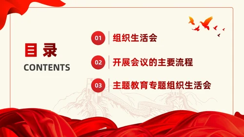 主题教育专题如何高质量开好组织生活会党课ppt课件党建