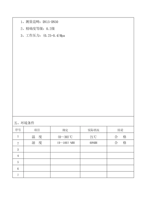 水表计量重点标准重点技术报告