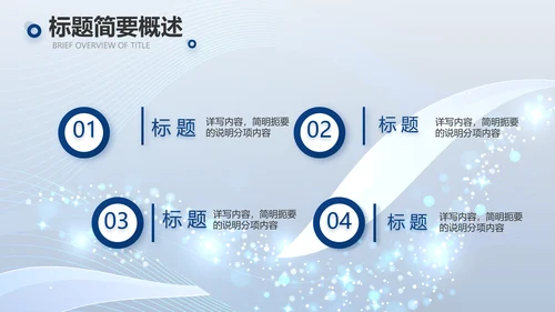 蓝色路演创新商业计划书商务PPT