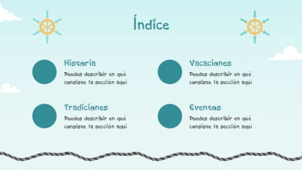 卡门圣母节介绍通用PPT模板