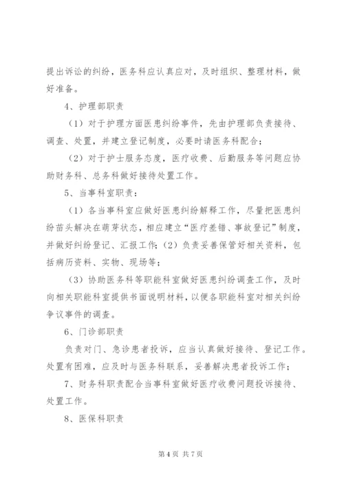 医患纠纷处置应急预案.docx