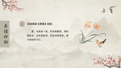 古风大雁归来语文课件PPT