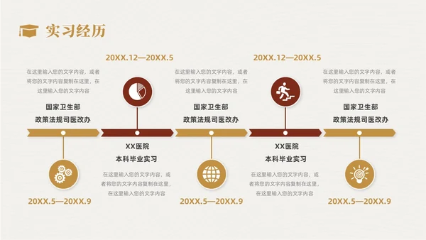 复古简约风研究生复试汇报个人简历自我介绍述职报告ppt模板