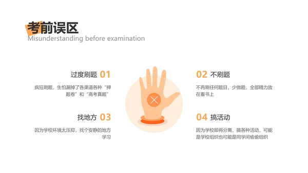 简约商务风高考学习主题班会