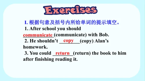 Unit 4 SectionA Grammar课件（人教版八下Unit 4 Why don’t yo