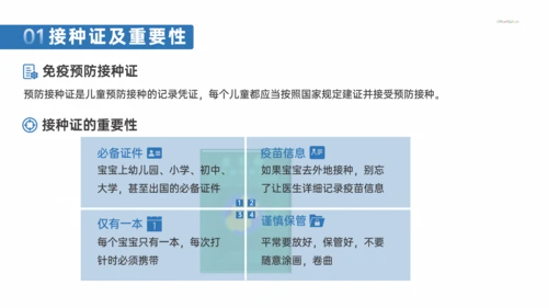 计划免疫科疫苗接种打针注射常识介绍PPT模板