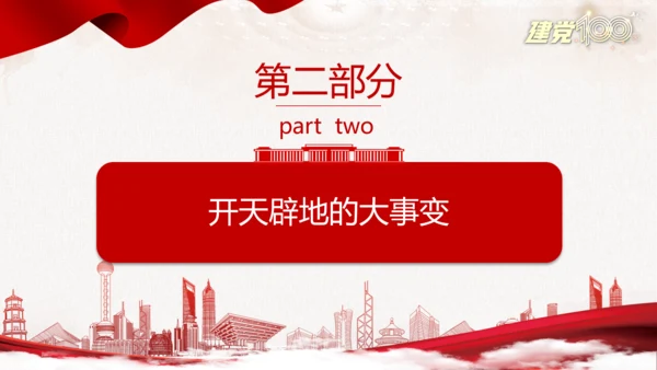 不忘初心使命继续前进百年党史党课PPT