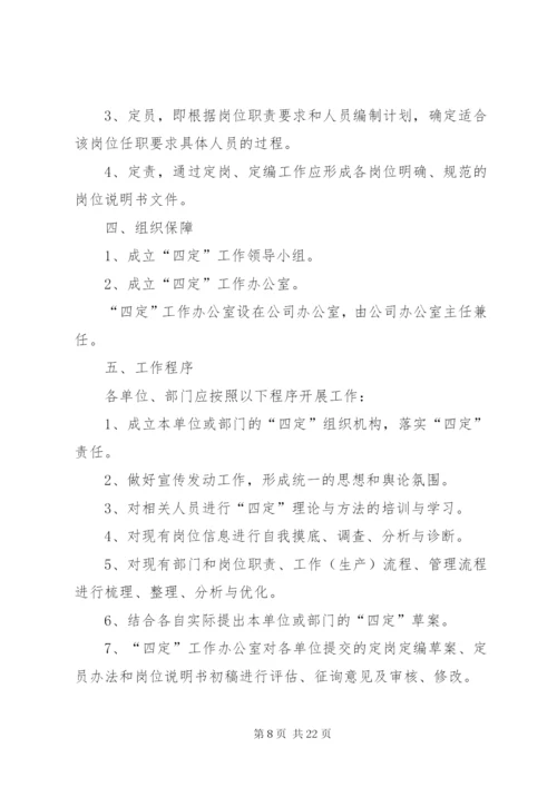 最新精编之公司定编定员改革实施方案.docx