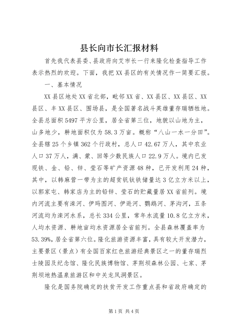 县长向市长汇报材料 (3).docx