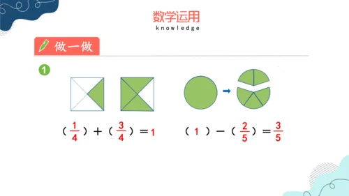 人教版三年级上册8.5 分数的简单计算课件(共17张PPT)