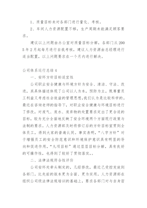 公司体系运行总结.docx