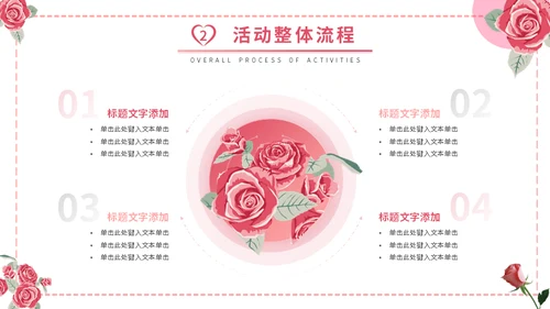 情人节婚礼策划方案通用PPT模版