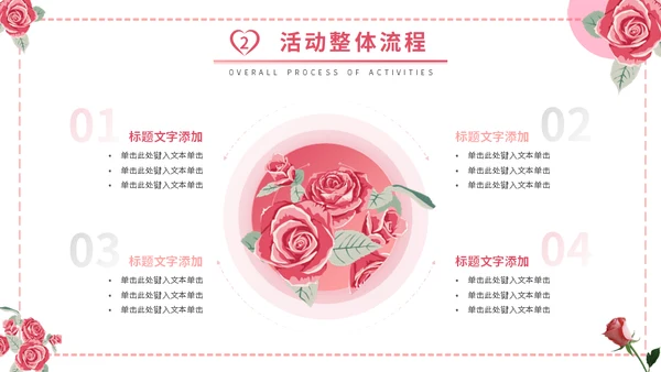 情人节婚礼策划方案通用PPT模版