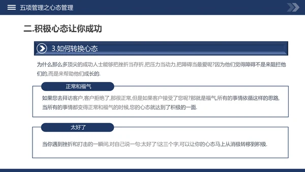 高绩效管理五项管理PPT模板