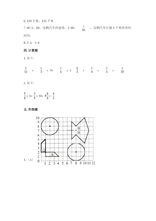 小学六年级上册数学期末测试卷精品（夺分金卷）.docx