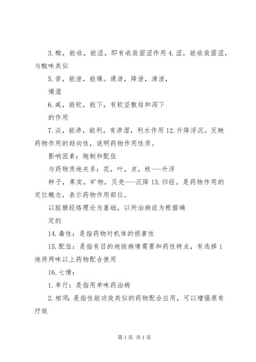 中药学要药及配伍总结汇总 (3).docx