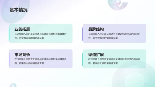 绿紫创意酷炫渐变工作总结PPT