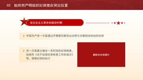 2024年党纪学习教育党史上的组织纪律建设PPT课件