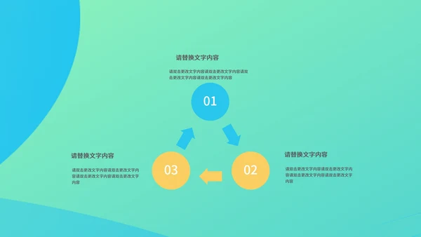 绿色插画风团队精神培训PPT模板