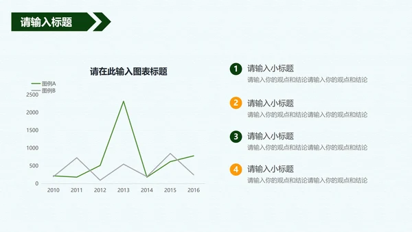 绿色几何工作总结汇报PPT模板