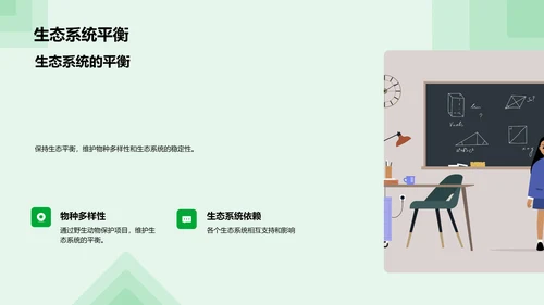 环保教学课件PPT模板
