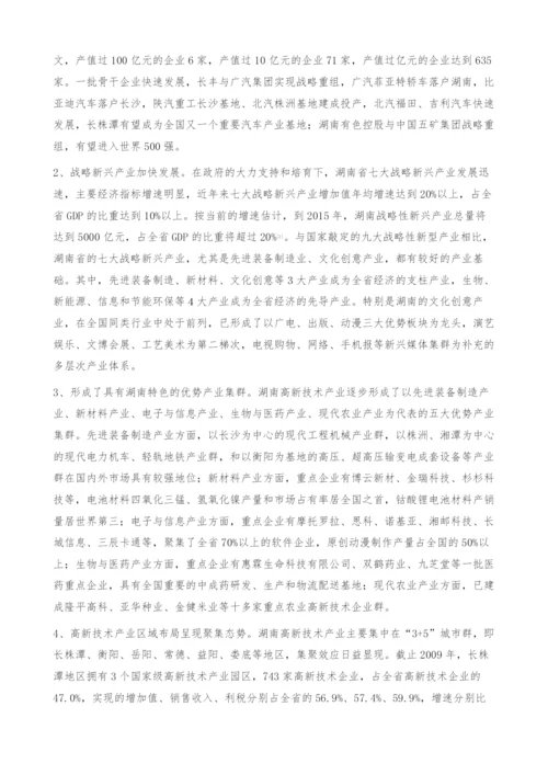 后危机时代湖南高新技术产业发展研究-企业管理论文.docx