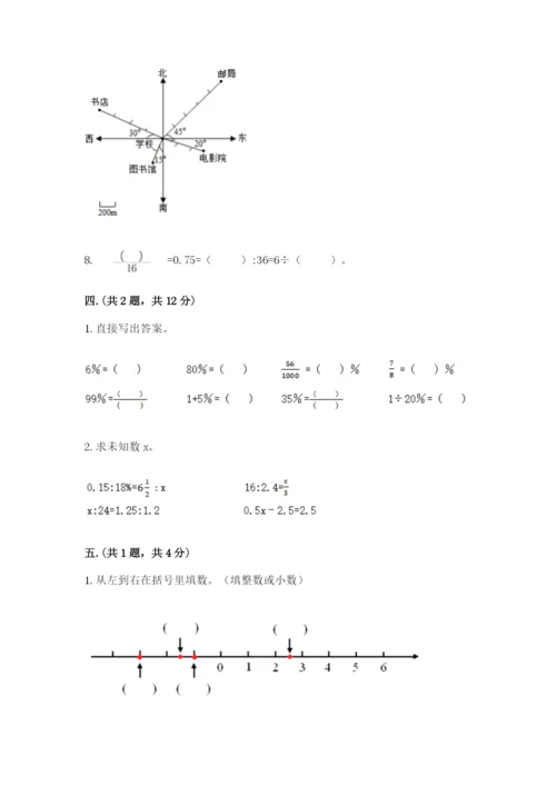 苏教版数学小升初模拟试卷带答案（精练）.docx