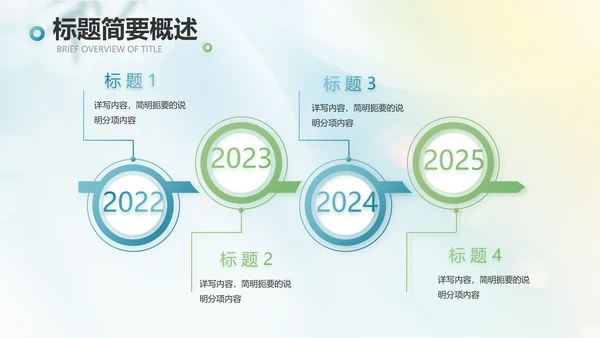小清新中国风春天旅游电子相册动态PPT