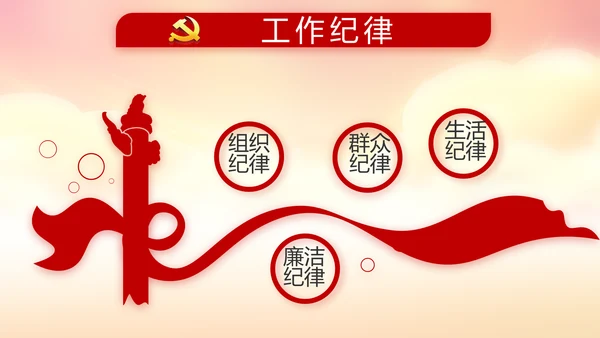 红色党建党支部年度工作计划动态PPT