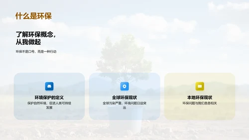 环保行动我们在行