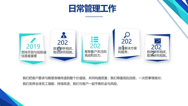 蓝色医疗公司宣传年终工作总结动态PPT模板