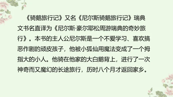 统编版六年级下册语文《6.骑鹅旅行记》（节选）（课件）