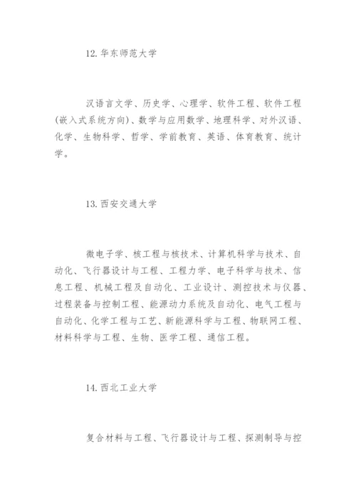 985大学国家级特色专业介绍.docx