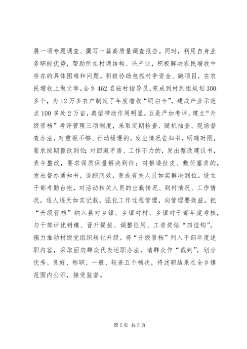 村级党组织升级晋档经验交流材料 (3).docx