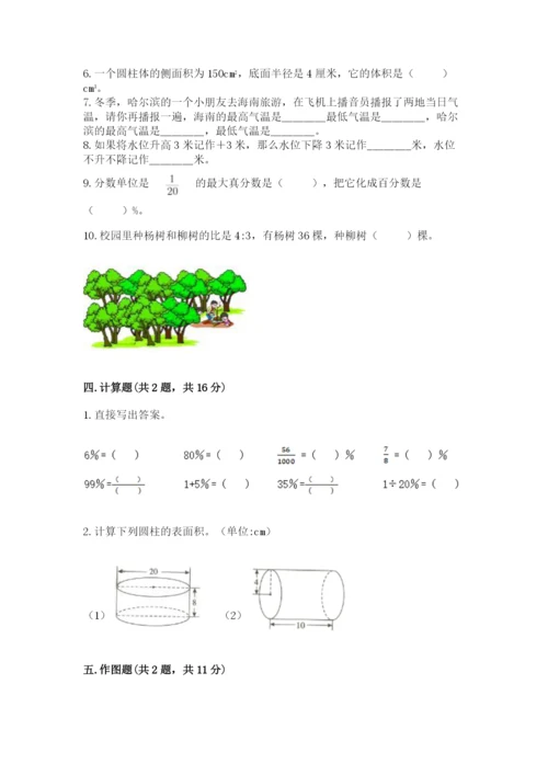 数学六年级小升初真题模拟检测卷加答案(各地真题).docx