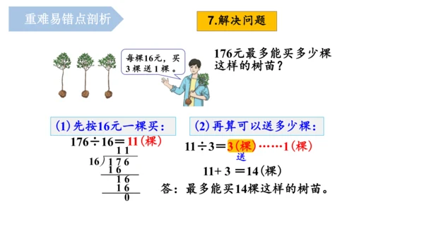 第六单元《除数是两位数的除法》（单元复习课件）四年级数学上册 人教版（共18张PPT）