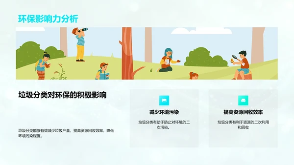 垃圾分类教育讲座PPT模板