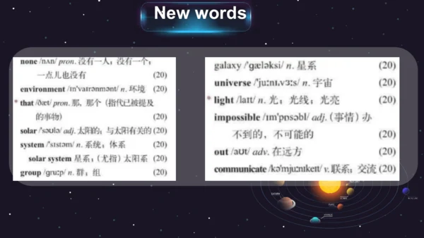 外研版八年级下册Module 3 Journey to space Unit 2  课件（共16张P