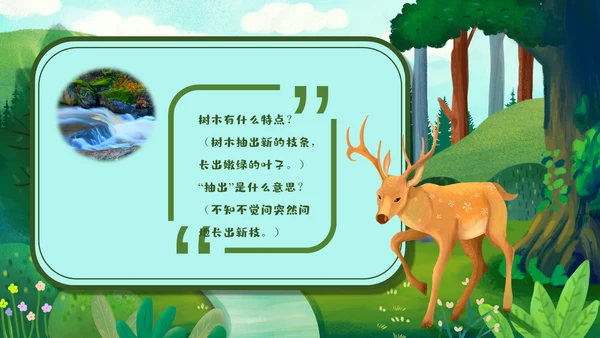 《美丽的小兴安岭》通用PPT课件模板