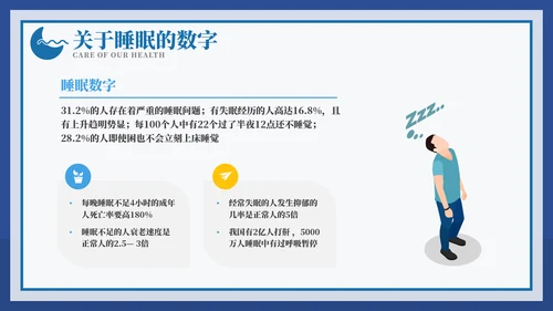 从健康睡眠开始健康知识ppt模板