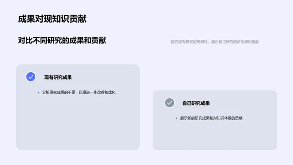 硕士研究成果阐释PPT模板