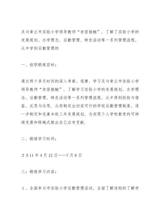 校长挂职锻炼总结.docx