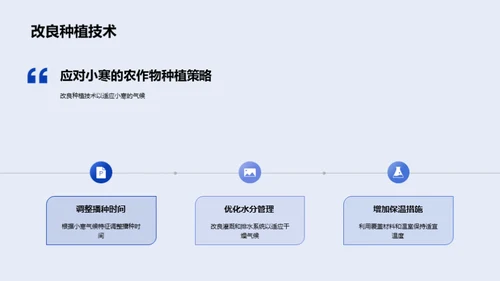 小寒节气下的农作物管理