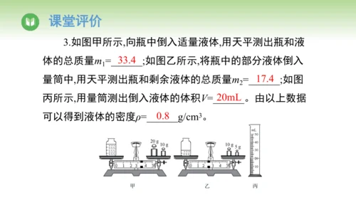 2024-2025学年人教版物理八年级上册6.3测量液体和固体的密度课件（23页ppt）