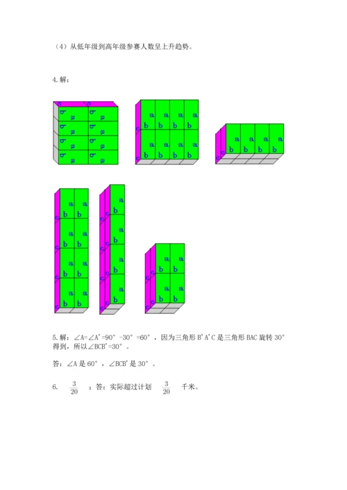 人教版五年级下册数学期末测试卷精品【名师推荐】.docx